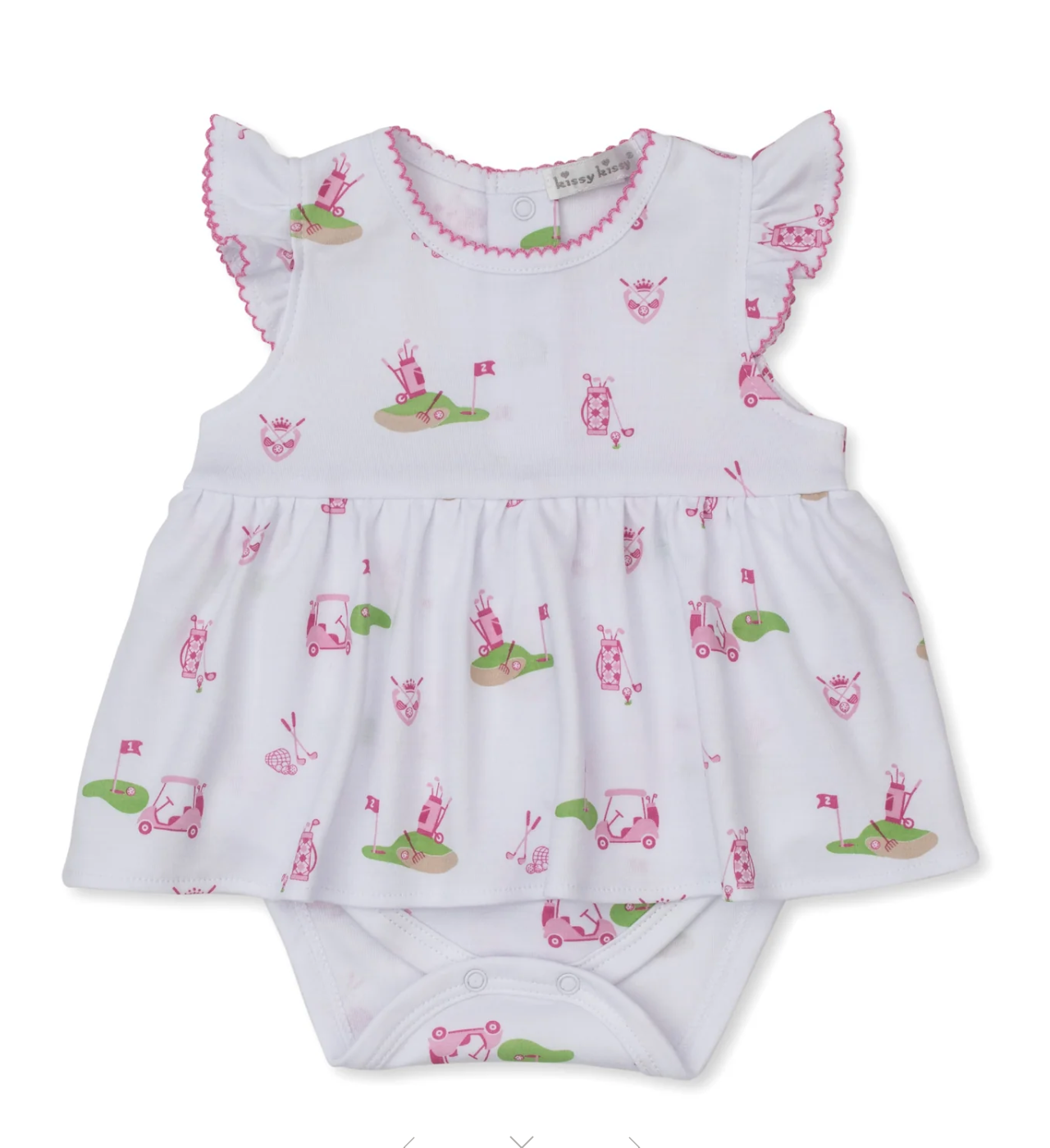 Kissy Kissy:  Golf Championship Pink Bodysuit Dress