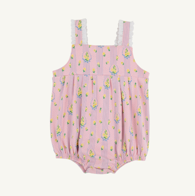 TBBC: Branham Bubble - Central Park Posies/Worth Ave White