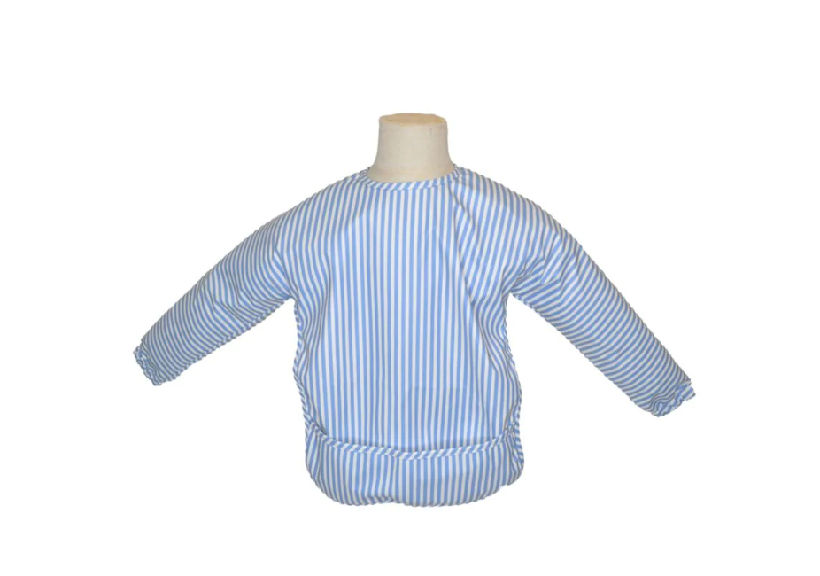 TRVL: PERFECT SMOCK LARGE - PIMLICO STRIPE CHAMBRAY