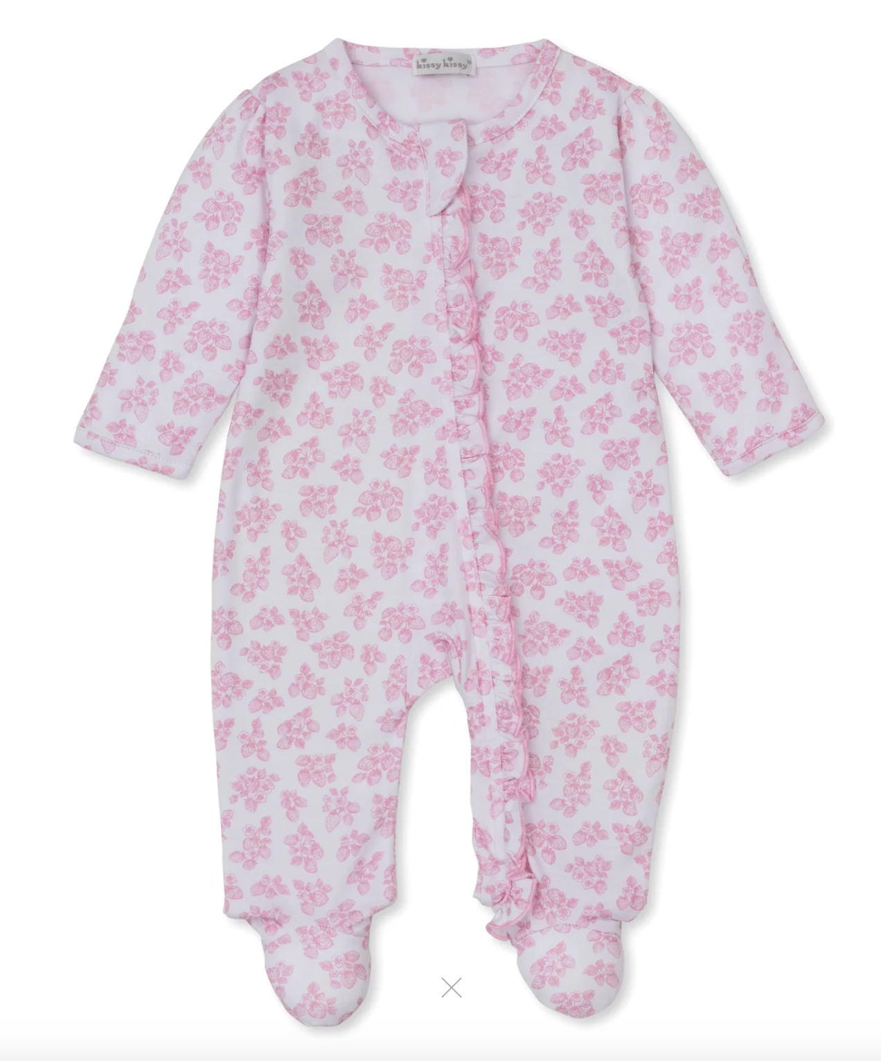 Kissy Kissy: Simply Strawberries Zip Footie