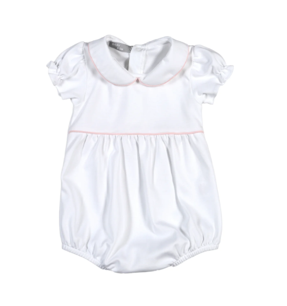 Baby Loren: ISABELA WHITE PINK PIMA BUBBLE
