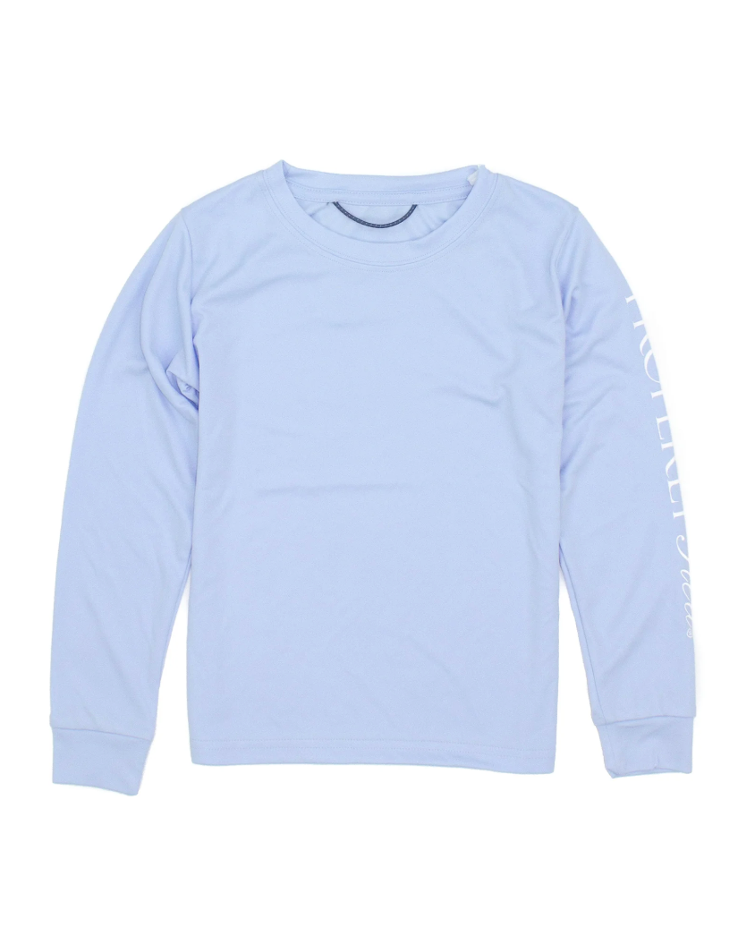 Properly Tied: Boys Tidal Rashguard Light Blue