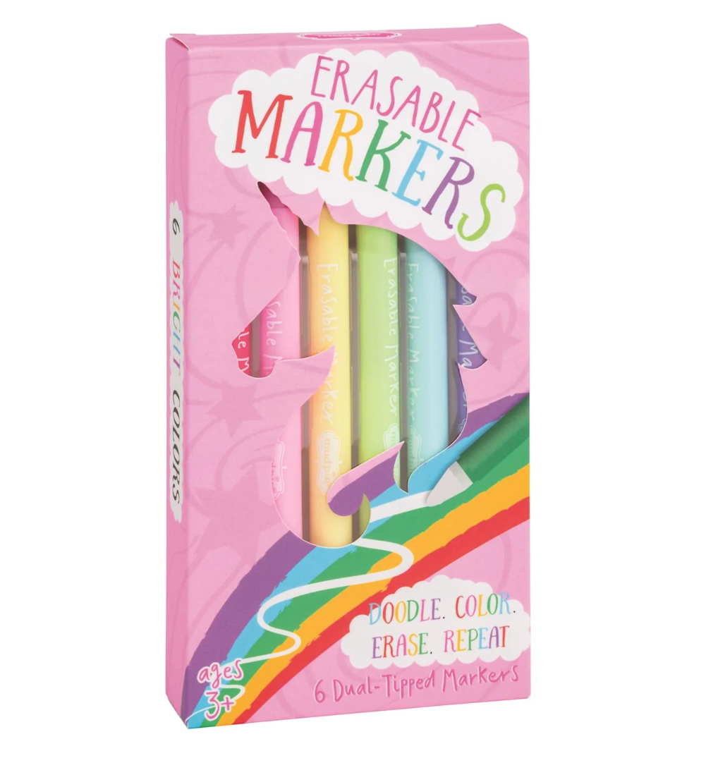 Mud Pie: Unicorn Erasable Markers