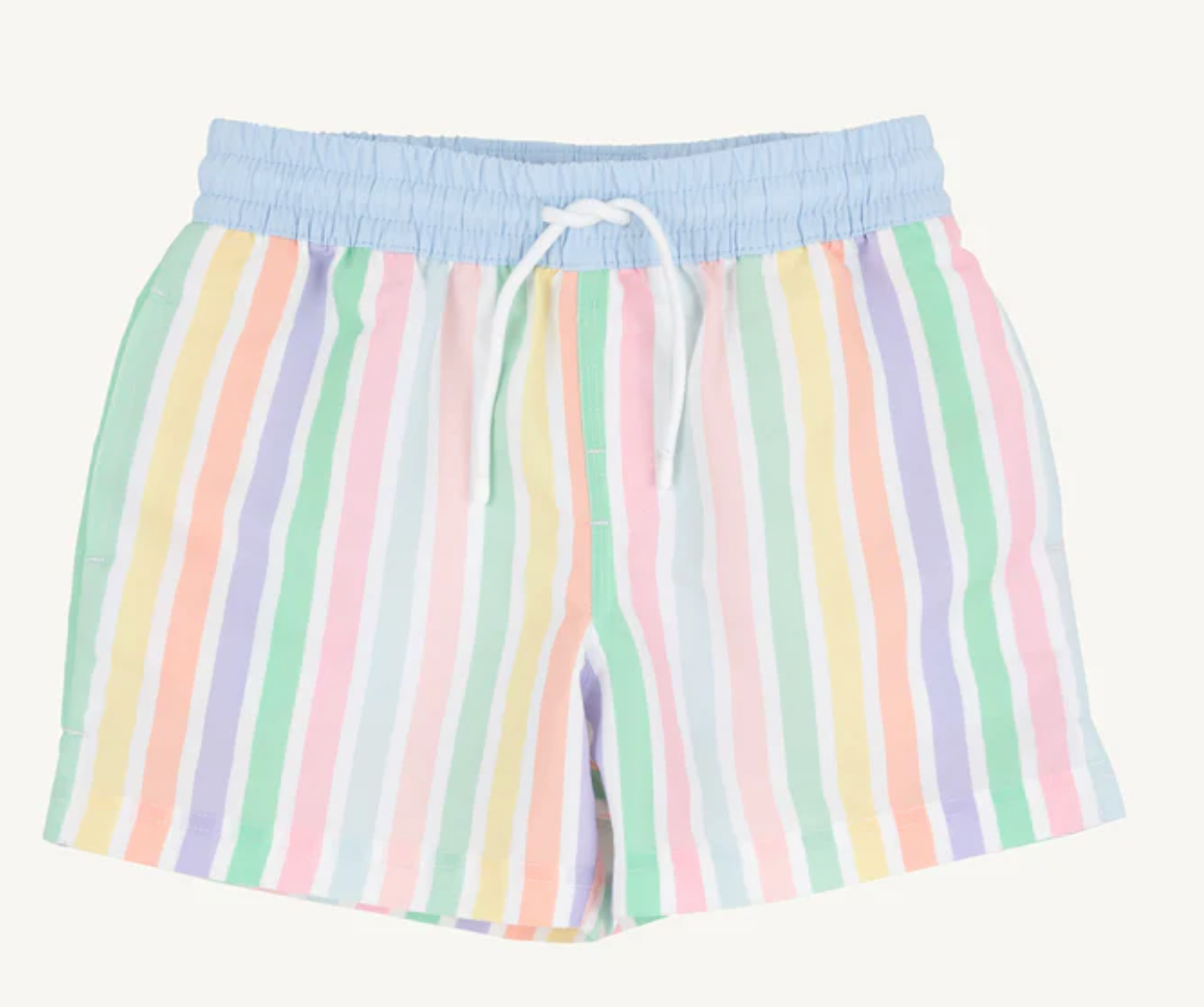 TBBC: Tortola Swim Trunks - Southampton Stripe with Worth Avenue White