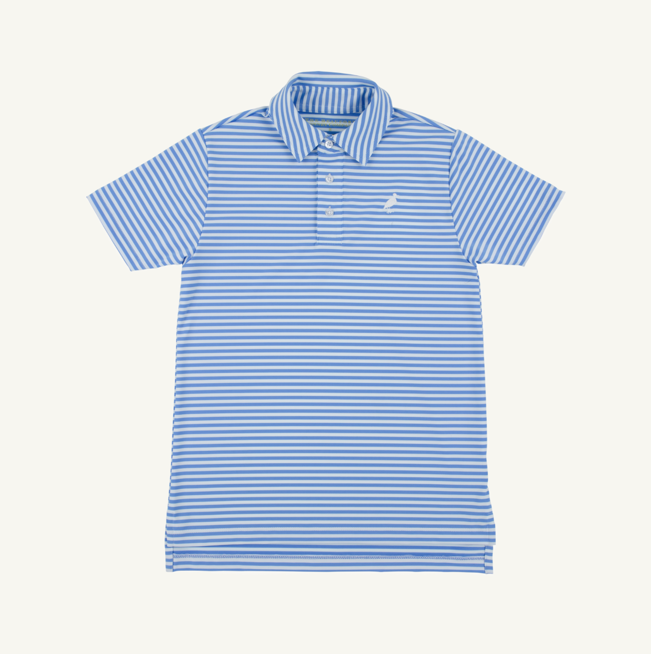 TBBC: Prepletic™ Prim And Proper Polo - Sunrise Blvd Blue Stripe/Worth Ave White