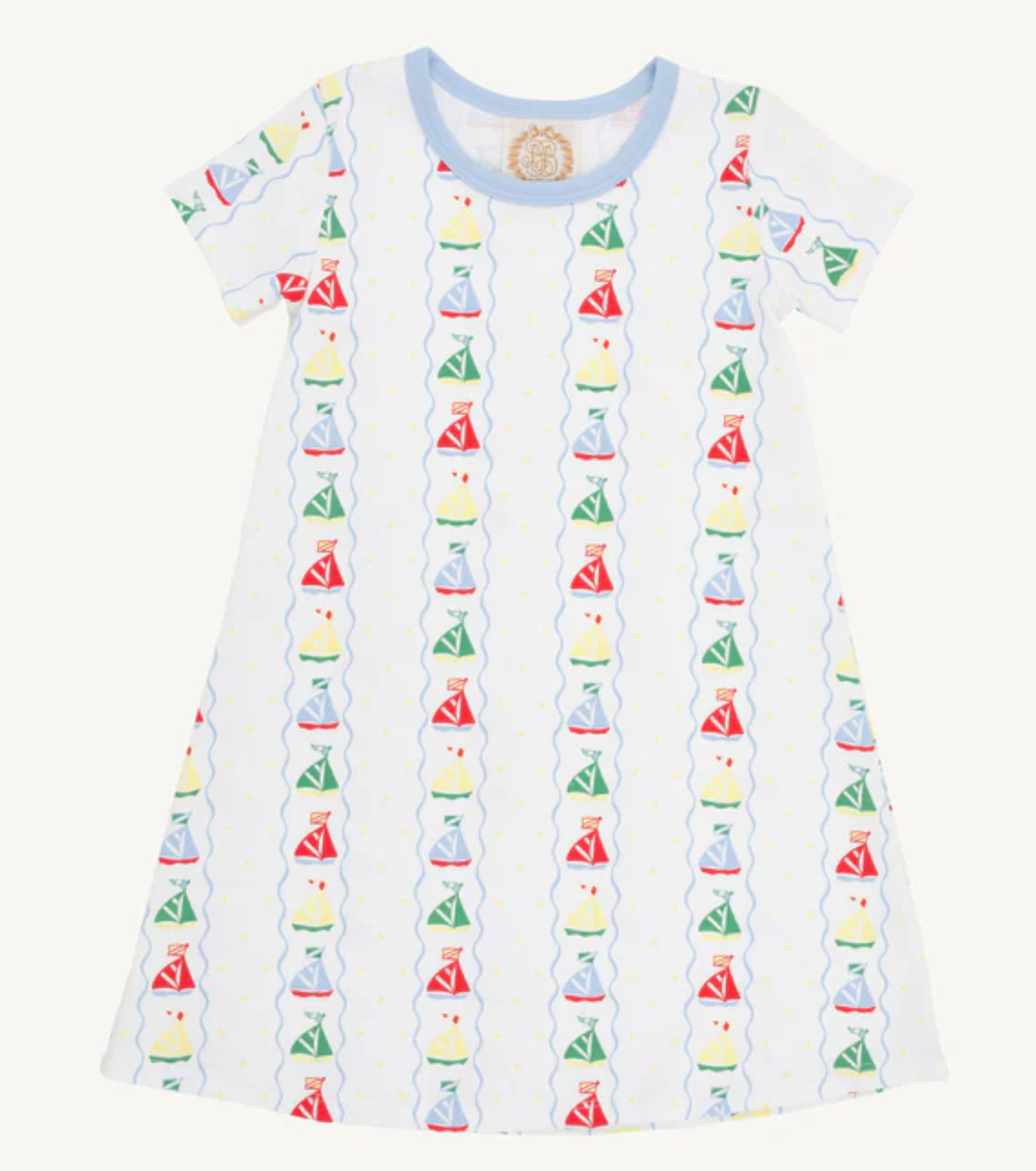TBBC: Polly Play Dress - Set Sail with Beale Street Blue