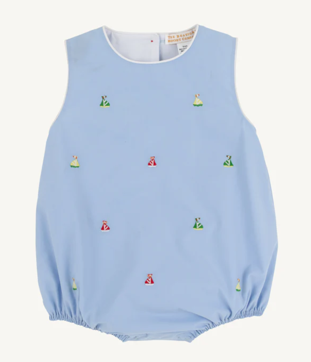 TBBC: Critter Benjamin Bubble - Beale Street Blue with Sailboats