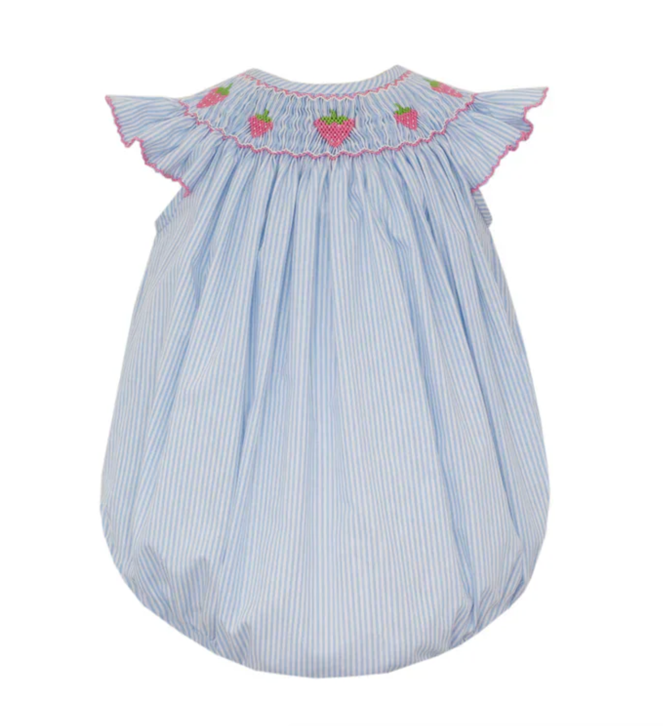 Petit Bebe: Girls Strawberry Angel Wing Bishop Bubble