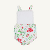 TBBC: Sally Sunsuit - Broadcloth - Berry Sweet/Worth Ave White