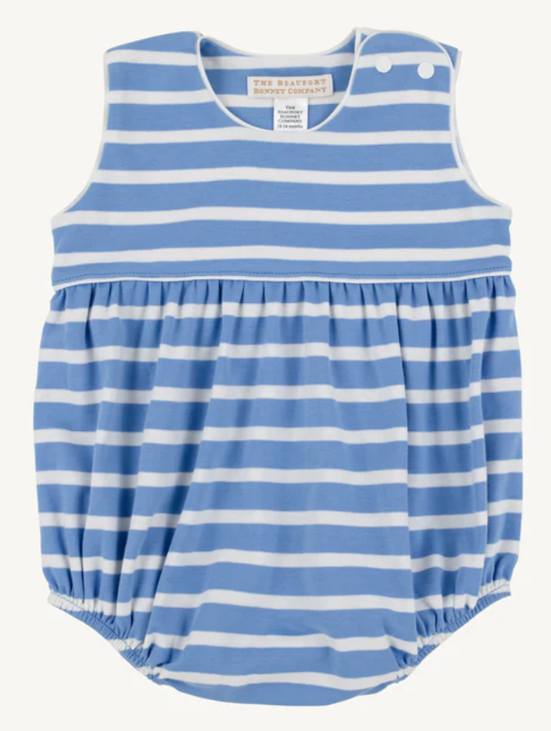TBBC: Barlett Bubble Barbados Blue Stripe with Worth Avenue White