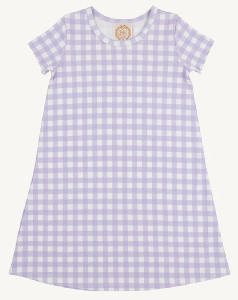 TBBC: Polly Play Dress Lauderdale Lavender Gingham