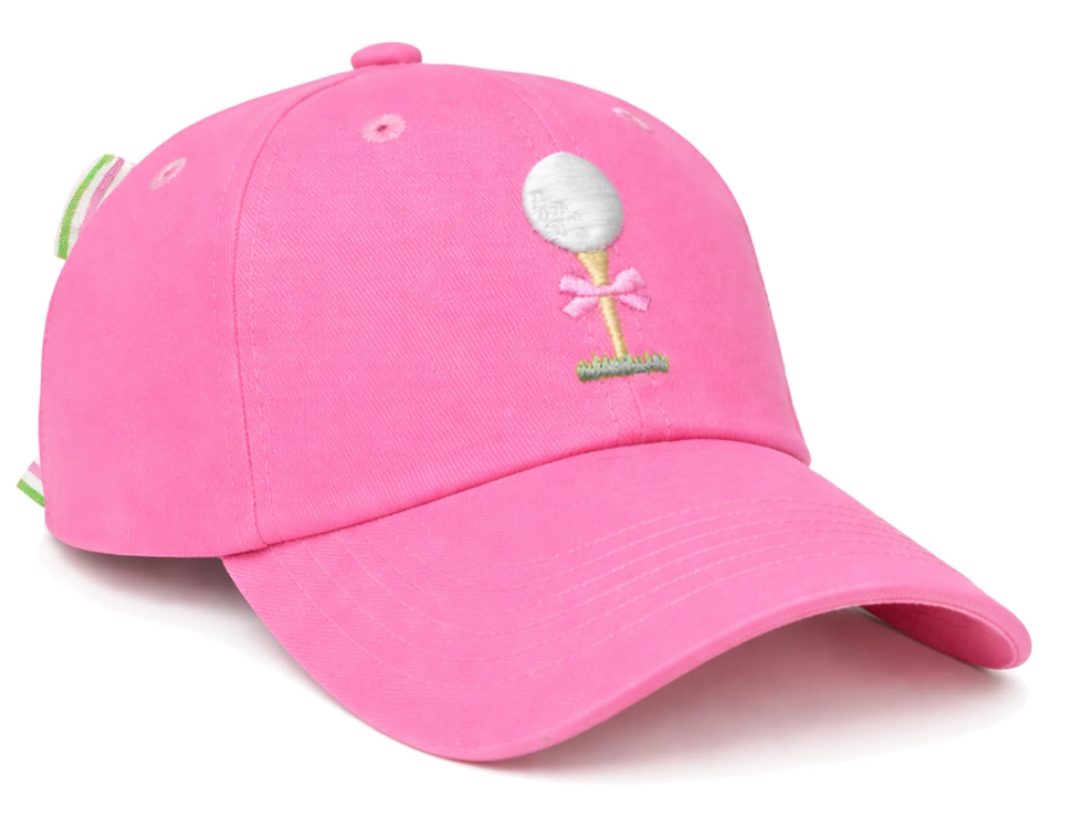 BIts & Bows: Tee Time Bow Baseball Hat