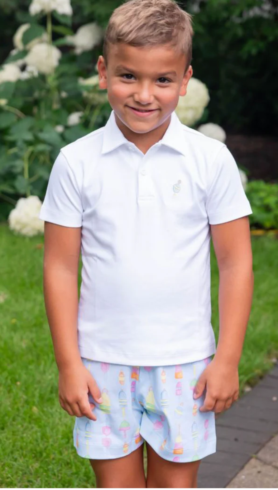 James & Lottie: Reel Fun Knit- Conrad Shorts