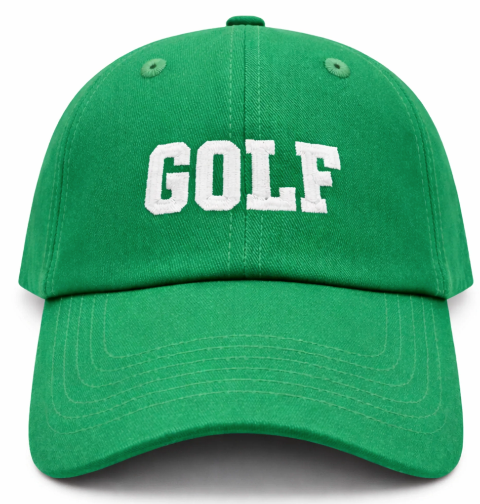 Bits & Bows: Golf Baseball Hat