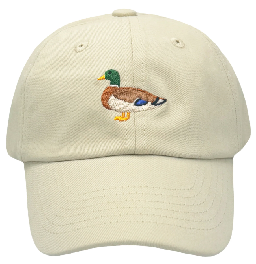 Bits & Bows: Khaki Mallard Baseball Hat