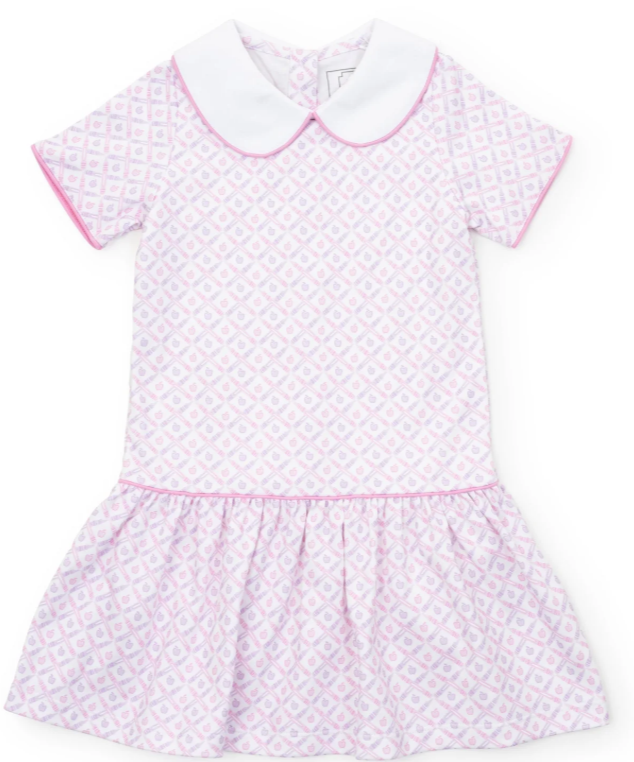 Lila and Hayes Libby Girls Dress School Plaid Pink