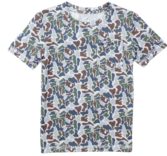 Properly Tied  Boys Ravine Pocket Tee SS Terra Camo
