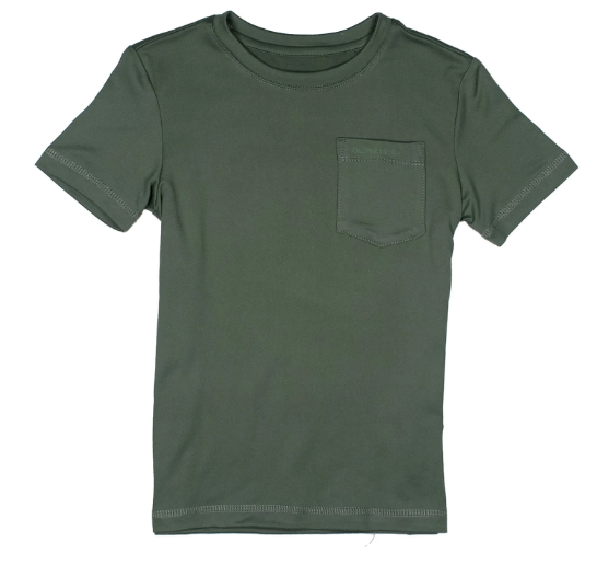 Properly Tied  Boys Ravine Pocket Tee SS Fog