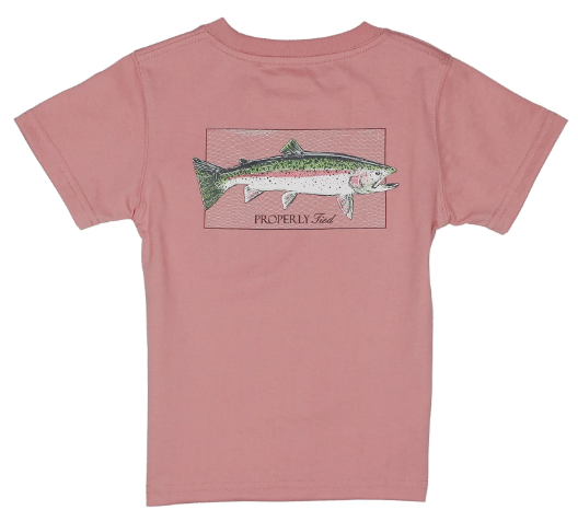 Properly Tied Boys Rainbow Trout SS Salmon