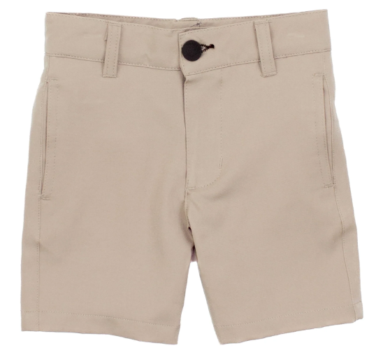 Properly Tied  Boys Fairway Short Khaki