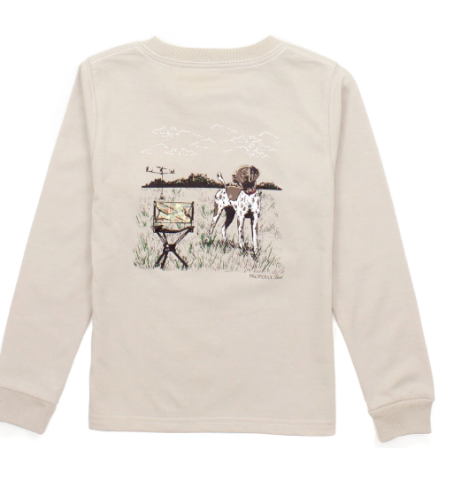Properly Tied  Boys Dove Hunt SS Linen