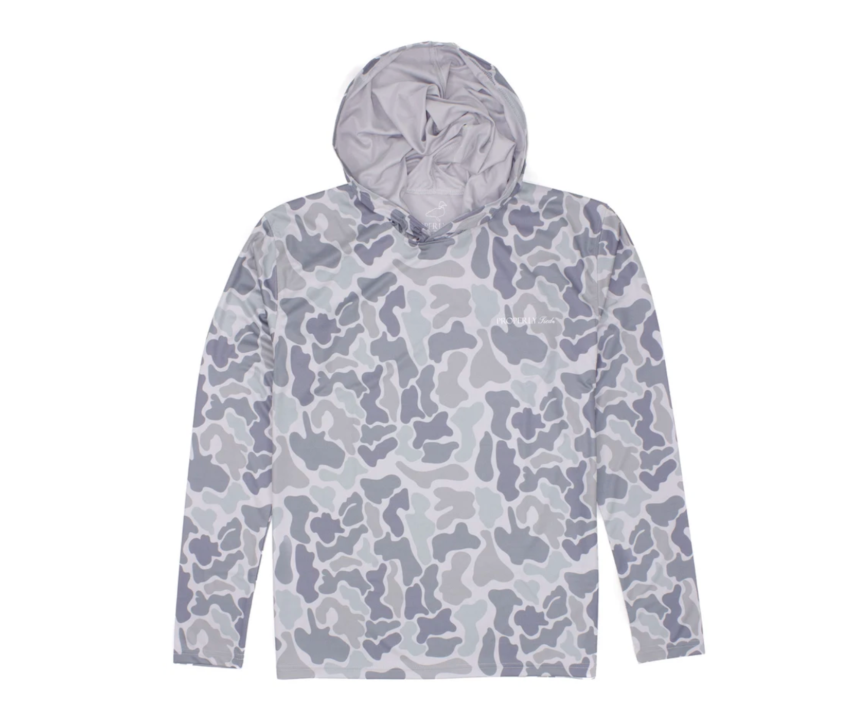 Properly Tied: Sportsman Performance Hoodie Polar Camo