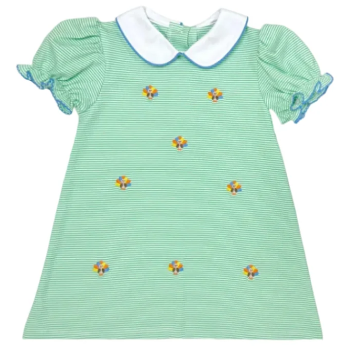 Zuccini: Turkey Louisa Dress- Covington Green Bitty Knit