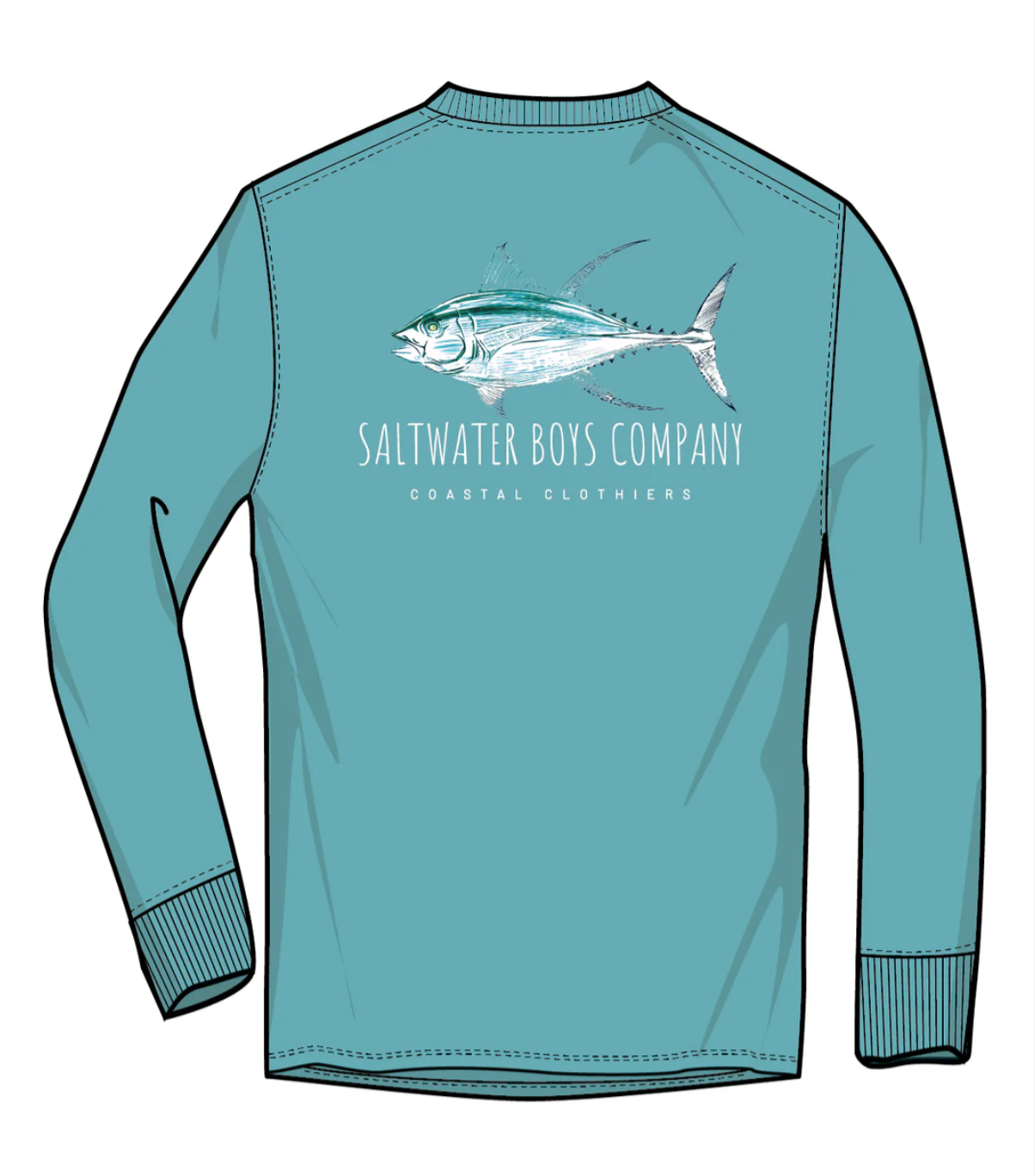 Saltwater Boys Company: Tuna LS Graphic Tee