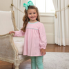 Trotter Street: Ellie Pants Set- Light Pink Stripe-Mint