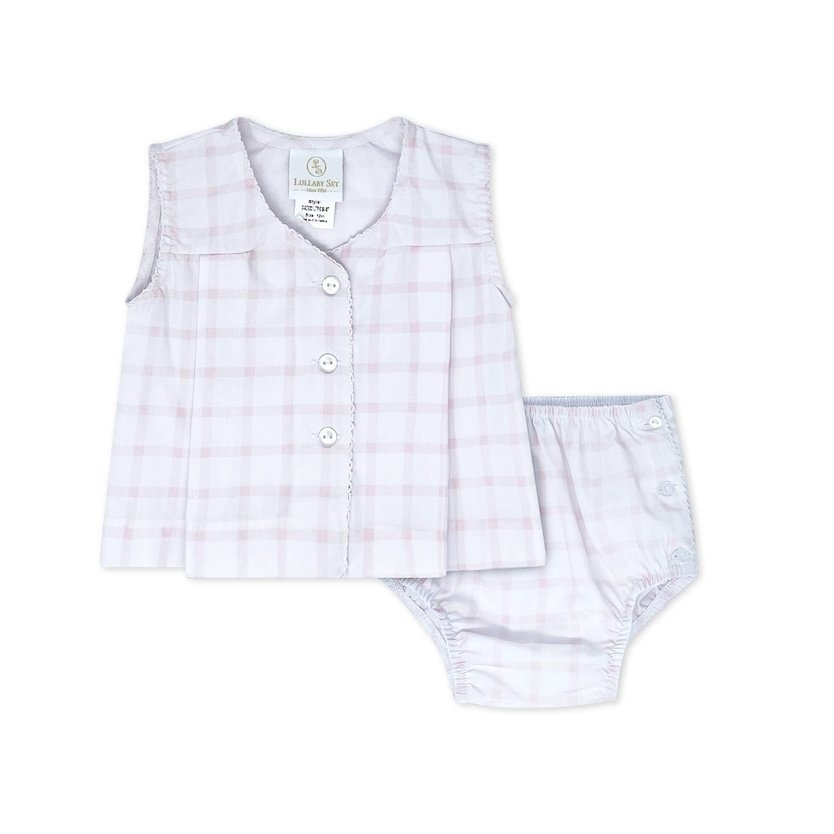 Lullaby Set: Jill Diaper Set - Wilmington Pink