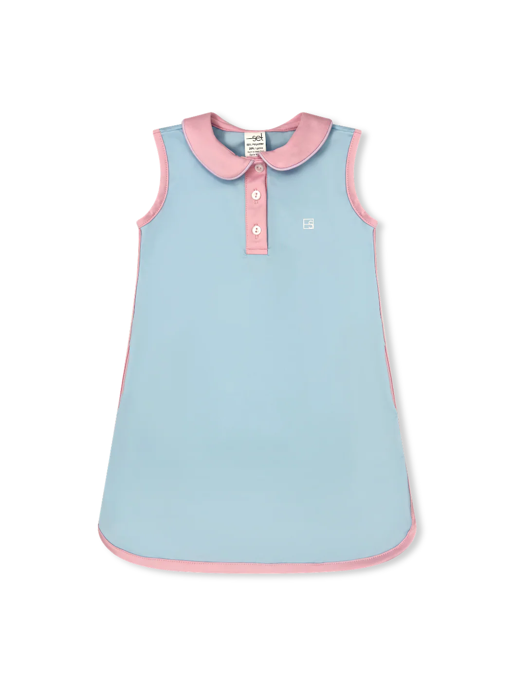 Set Athletics: Presley Dress - Cotton Candy Blue, Cotton Candy Pink