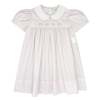 Lullaby Set: Ruth Ribbon Dress Classic Pink Windowpane