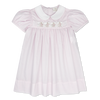 Lullaby Set: Ruth Ribbon Dress Classic Pink Windowpane