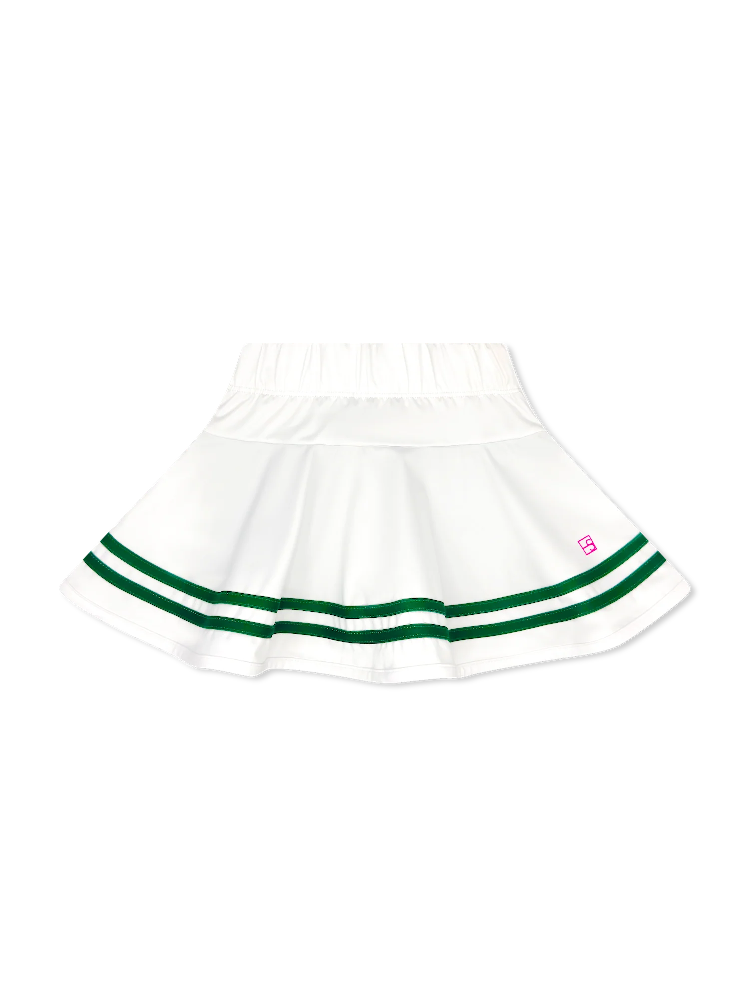Set Athletics: Callie Skort - Pure Coconut, Augusta Green