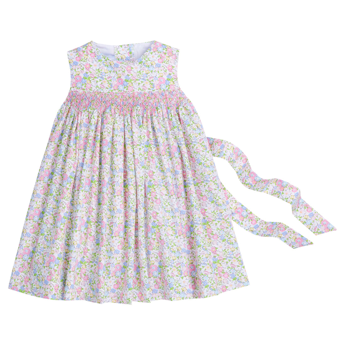 Little English: Smocked Dress - Cheekwood Floral