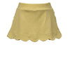 The Proper Peony: Khaki Scallop Skirt