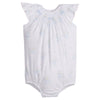 Little English: Smocked Bishop Bubble - Blue Bow Bouquet