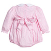 Little English: Smocked Natalie Bubble - Pink Vinings