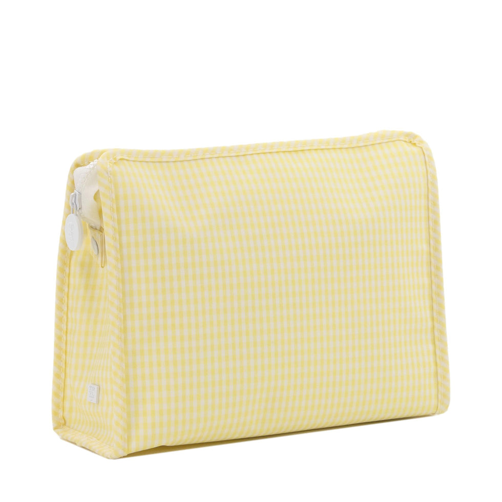 TRVL: Roadie - Gingham Buttercup Large Zipper Pouch