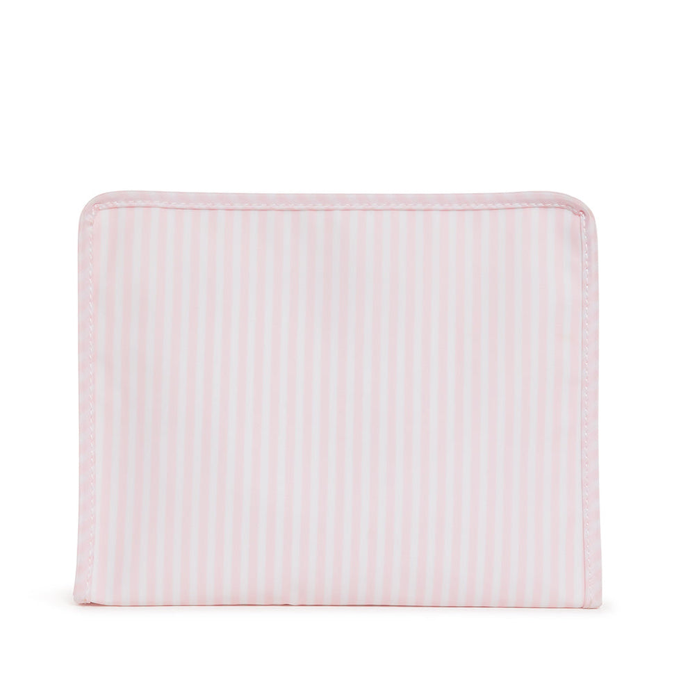 TRVL: Roadie - Pimlico Stripe Pink Large Zipper Pouch