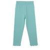 Trotter Street: Scalloped Leggings - Mint