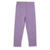 Trotter Street: Scalloped Leggings - Lavender