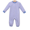 Trotter Street: Miller Romper - Steel Blue Stripe