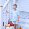 Trotter Street: Jack O'Lantern Shirt - Blue