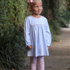 Trotter Street: Ellie Pants Set - Light Blue Stripe/Light Pink