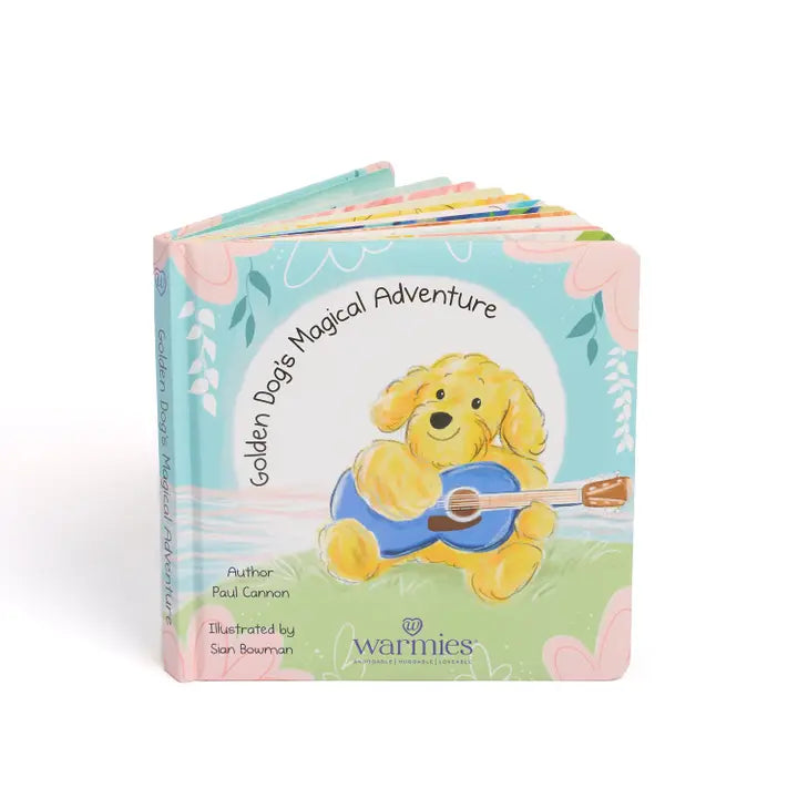 Warmies: Golden Dog's Magical Adventure Board Book