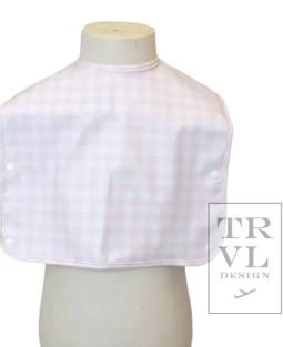 TRVL: Best Bib - Pimlico Check Pink