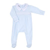 Magnolia Baby: Freya & Finn Smocked Collared Boy Footie