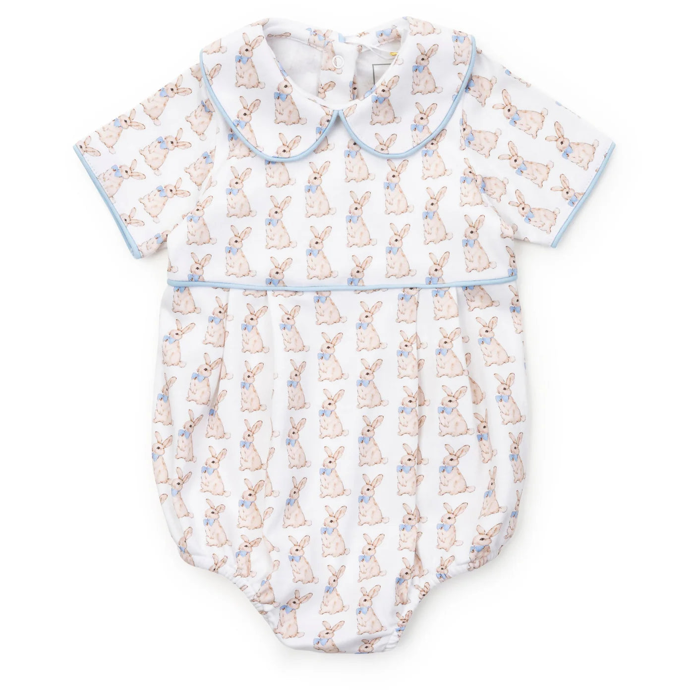 Lila & Hayes: Palmer Boys' Bubble - Easter Bunnies Blue