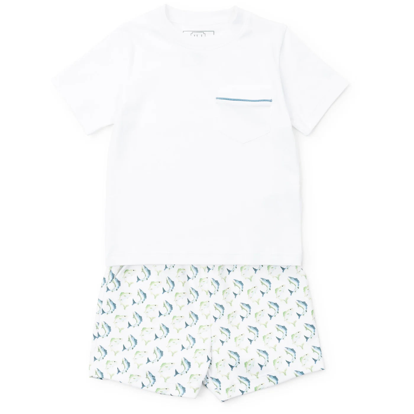 Lila & Hayes: WALKER BOYS' SHORT SET - JUMPING TROUT